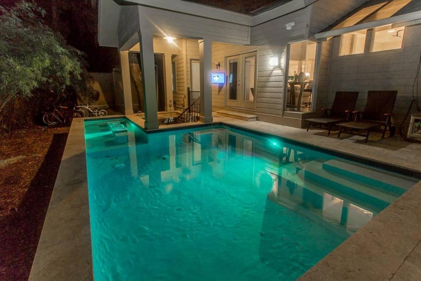 Heated Pool Swim Up Bar Hottub 7Min Bike To Beach Villa Hilton Head Island Exteriör bild